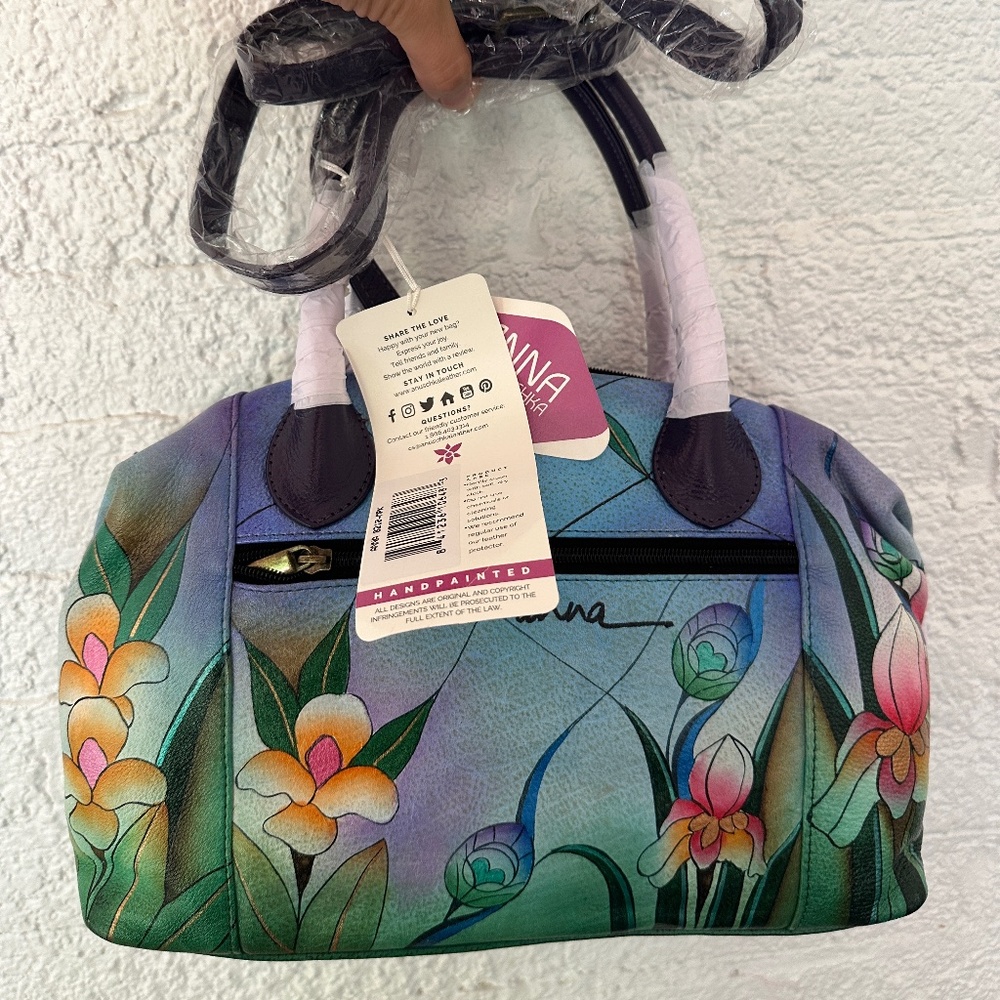 anna by anuschka handpainted handbag new with tags